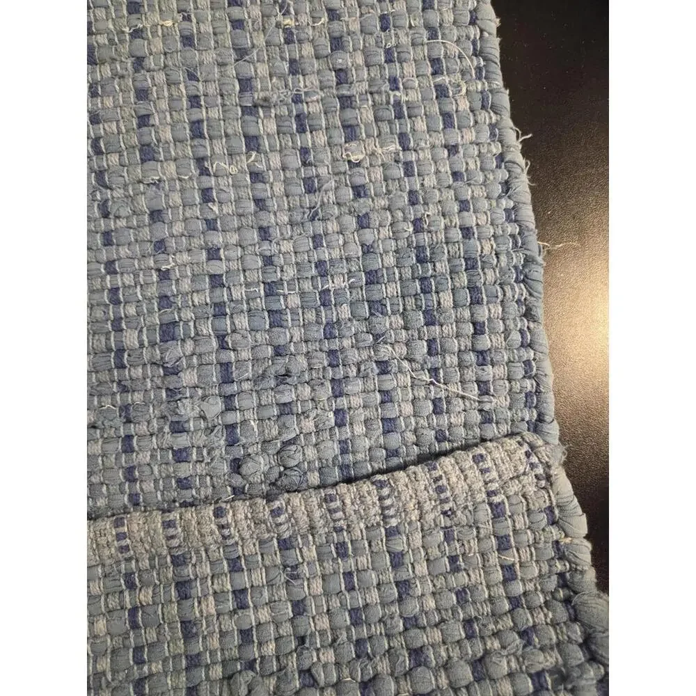 Shag Rug | 26 X 19 - Blue